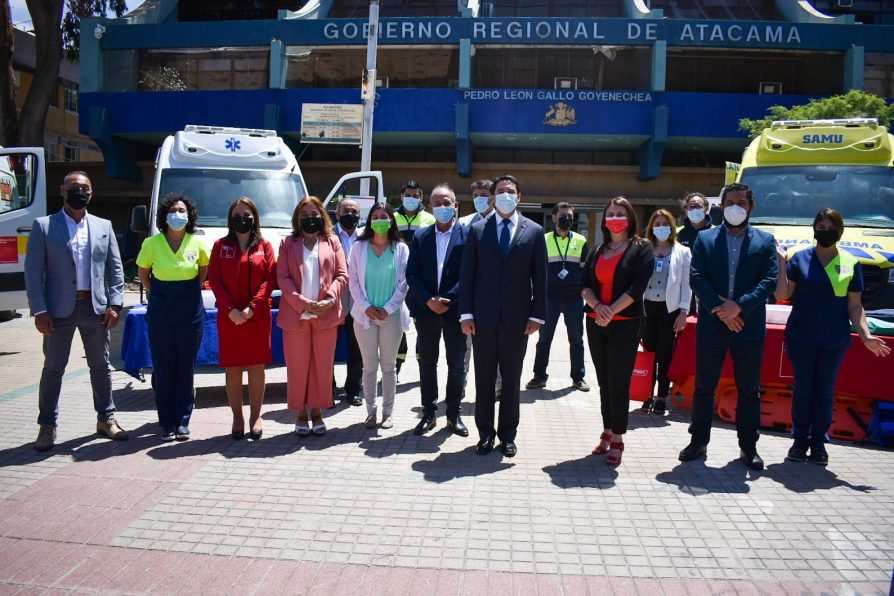 Atacama cuenta con cuatro nuevas ambulancias en beneficio de la comunidad