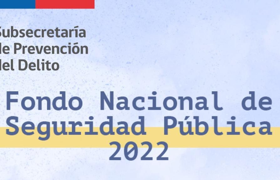 Llaman a postular al Fondo Nacional de Seguridad Pública, que financia implementación de iniciativas de seguridad en los territorios