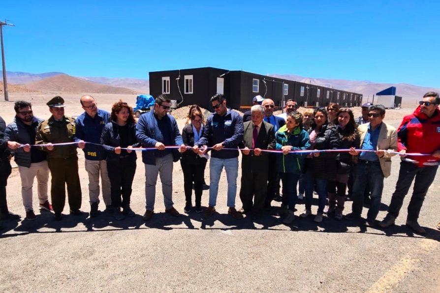 Autoridades regionales inauguran nuevas soluciones modulares en complejo Fronterizo Paso San Francisco