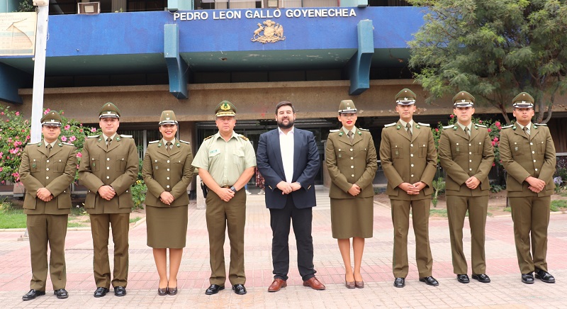 Delegado Presidencial de Atacama da la bienvenida a nuevo contingente policial