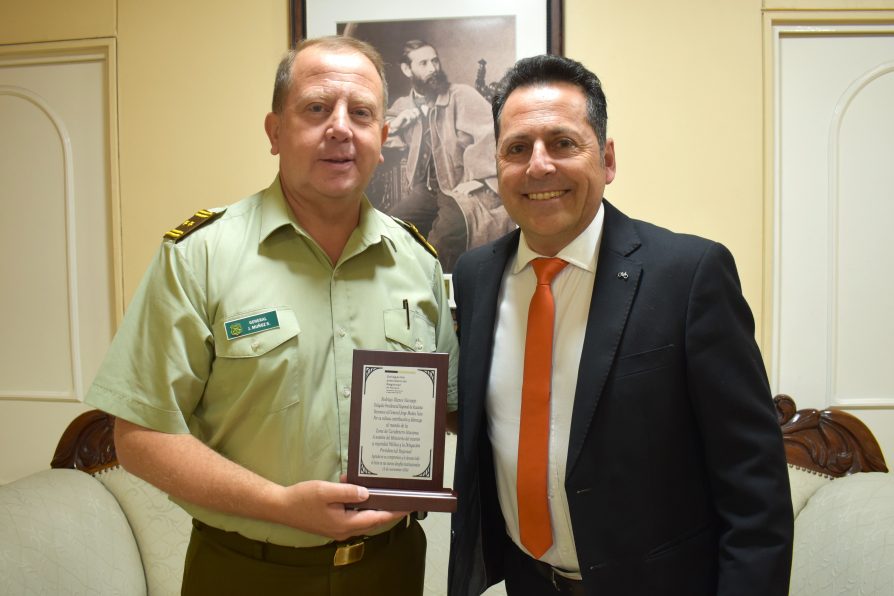 Delegado Presidencial brindó despedida al General de Carabineros Jorge Muñoz Soto