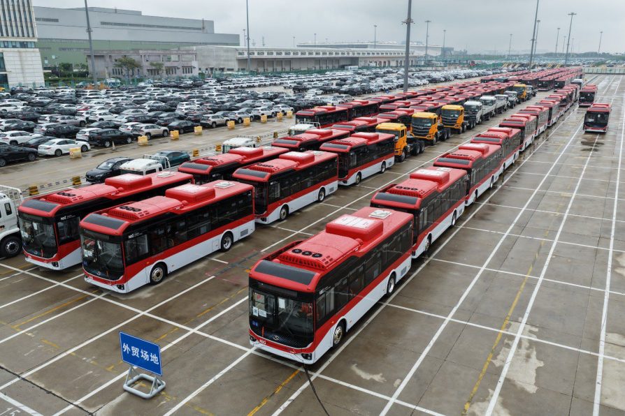 Copiapó se prepara para recibir nueva flota de buses eléctricos: 121 vehículos camino a chile