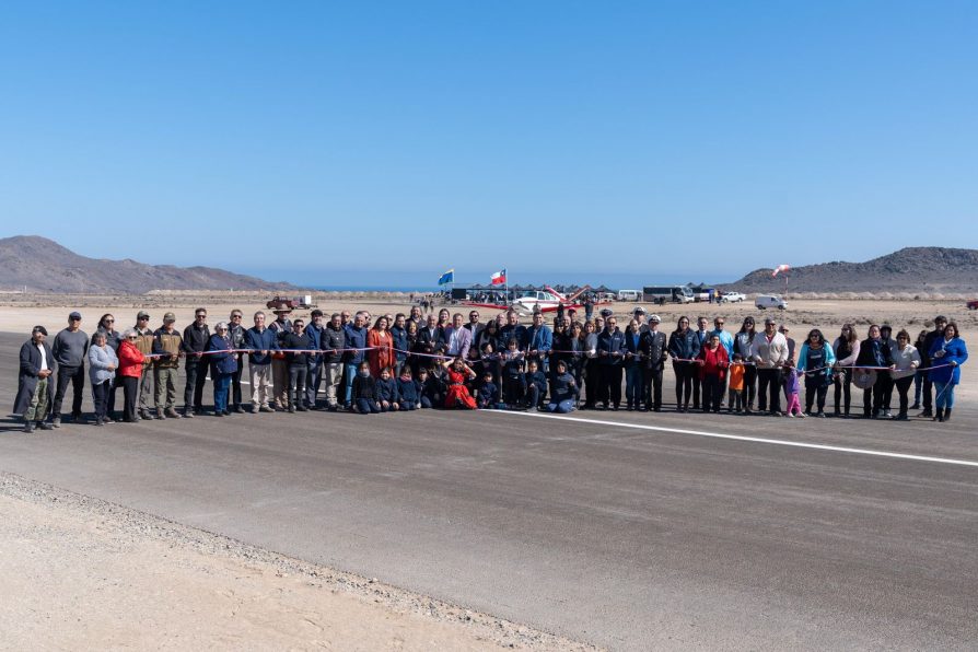 Subsecretario de Obras Públicas inaugura obras de Conservación de Aeródromo en Carrizal Bajo y destaca avance en conectividad para Atacama