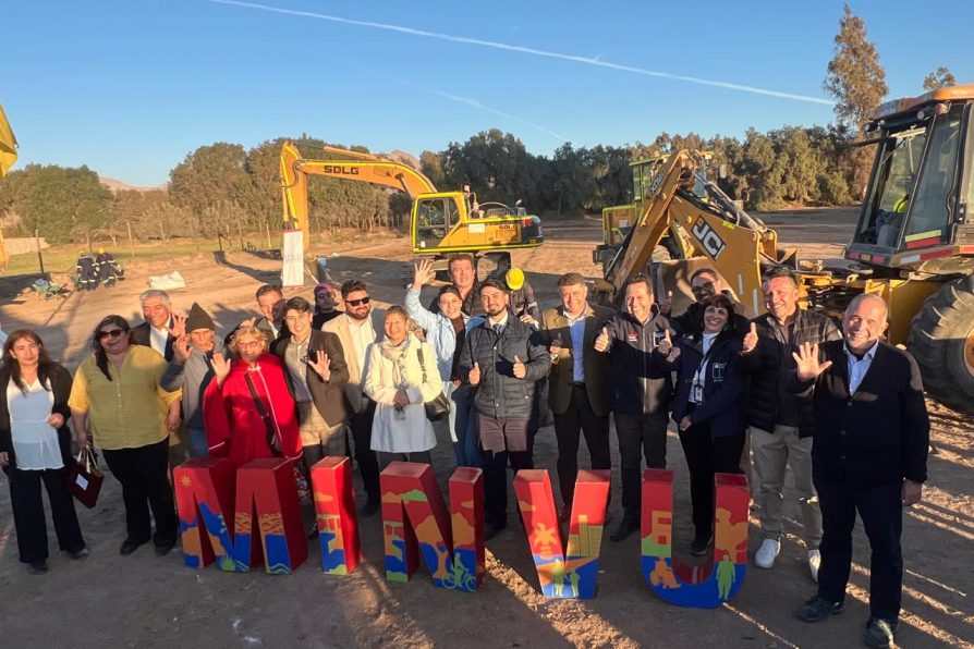 Primera piedra en Nantoco: avanza construcción de viviendas para familias afectadas por el aluvión de 2015