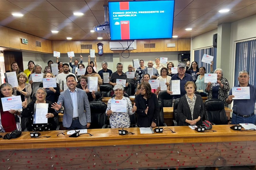 Organizaciones sociales de la provincia de Copiapó recibieron financiamiento del Fondo Presidente de la República 2025